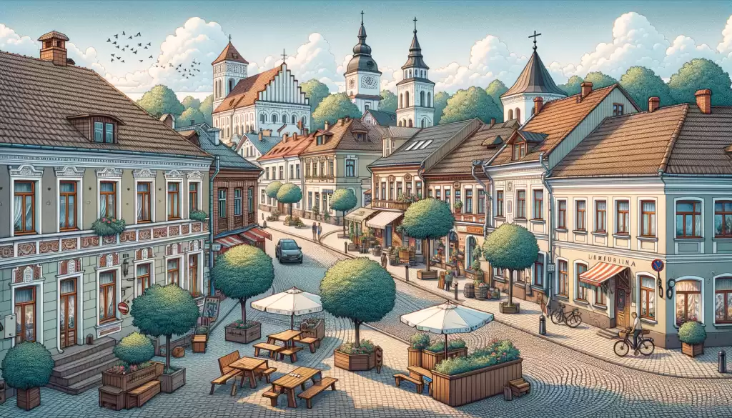 Городок глазами ИИ GPT